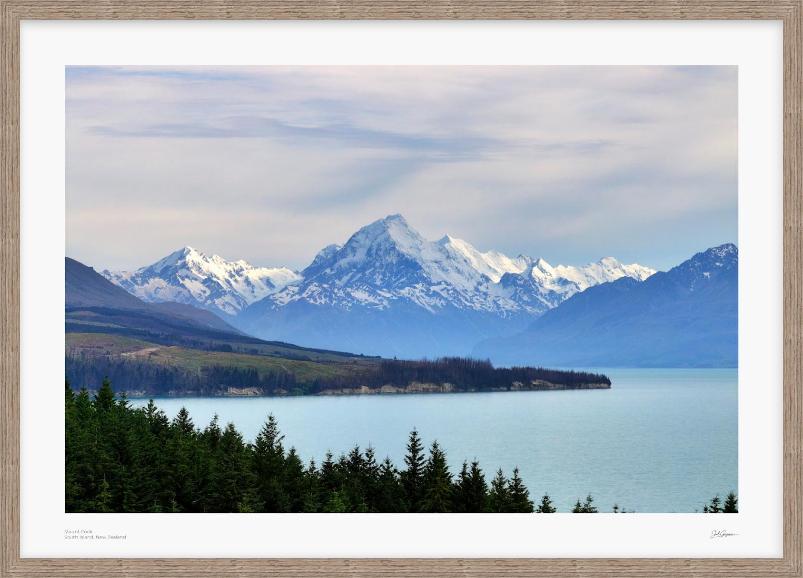 Mount Cook | New Zealand Scenic Series | Lake Pukaki, South Island