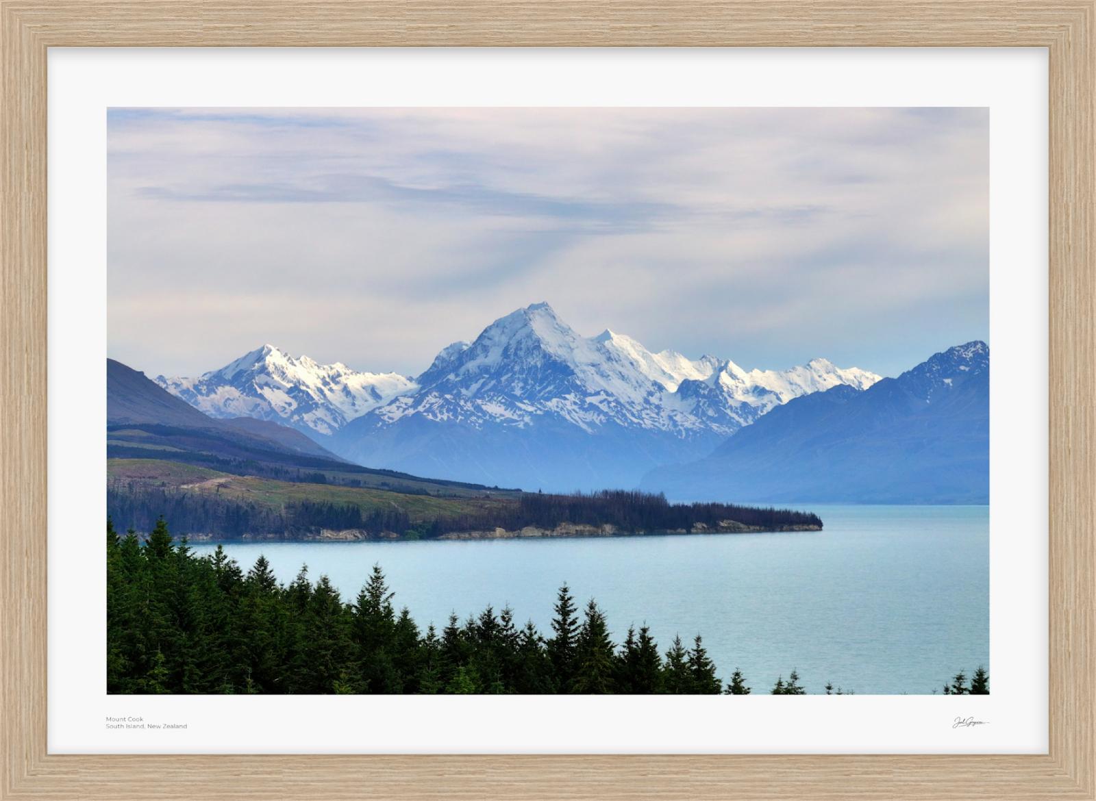 Mount Cook | New Zealand Scenic Series | Lake Pukaki, South Island