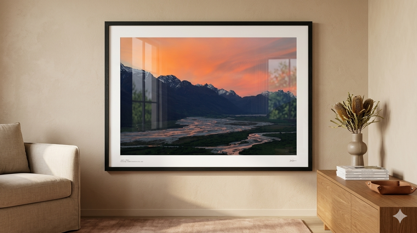 Liquid Embers | New Zealand Scenic Series | Glenorchy, South Island